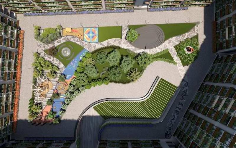What is the size of the 2 BHK flat at Laxmi Nivas?